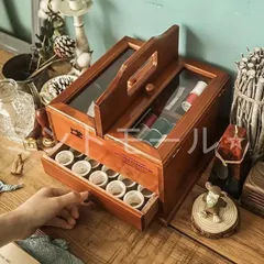 骨董品裁縫入れ 骨董品裁縫入れ