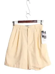 【お得なクーポン配布中!】 デッドストック 90s ポロスポーツ ラルフローレン 2タック ショートパンツ レディース S 90年代 オールド コットン ショーツ ワンポイント