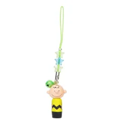 【メール便】スヌーピー マスコットキーホルダー こけし根付 チャーリーブラウン ピーナッツ 牛久保工芸社 ストラップ キャラクター グッズ 