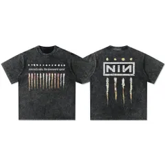 nine inch nails ナインインチネイルズ tシャツ バンドT　平本蓮 平本蓮着用 ナイン・インチ・ネイルズ ヴィンテージ加工 Tシャツ