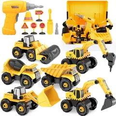新品 知育玩具 男の子 おもちゃ 建設車両セット