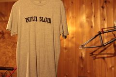 BURN SLOW - Long Logo T-Shirt　Lサイズ　bmx