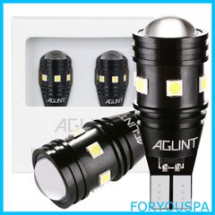【特価】AGLINT T16 LED バックランプ 後退灯 キャンセラー内蔵 CANBUS 爆光 高輝度 無極性12V/24V兼用 10連3030SMD T15 W16W 921 912 LED バックアップ 6000K ホワイト車検対応 2個入り