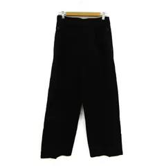 マーガレットハウエル Ⅱ リネン100% クロップドパンツ ワイドパンツ 黒 マーガレットハウエル×エドウィンコラボ クロップド丈ワイド