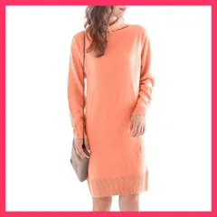 ★スタッフおすすめ★おうちで洗えるカシミアタッチニット【タートルミニワンピース】