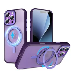 【在庫処分】いphone16pro 米軍MIL規格 用 用 用 ケース ケース 超強磁力 リング付き 落下防止iphone16pro pro 用 16 ケース iphone 耐衝撃 ワイヤレス充電対応 ケース】360°回転スタンド アイフォン16pro Mag