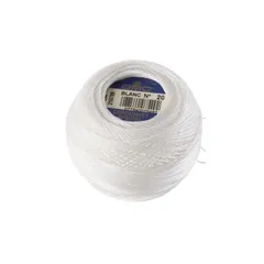 新品 DMC コルドネスペシャル レース糸 太さ 70番 320m巻 #BLANC 生成系 DMC151-70のサムネイル