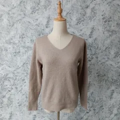 美品<!-利用不可文字-!>センスオブプレイスアーバンリサーチ　ニット　セーター　ベージュ　レディース　アンゴラ混<!-利用不可文字-!>【FREE】　SENSE OF PLACE URBAN RESEARCH