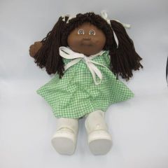 80's★Cabbage Patch Kids★キャベツ人形★ブラック★黒人★女の子★人形★フィギュア★ぬいぐるみ★ビンテージ★
