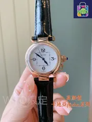 CARTIER カルティエ パシャ レディース腕時計 35mm｜クオーツ×イタリアンレザー｜本日限定特価新品未使用-WTO輸入2-WTO店名をご確認ください-SO09
