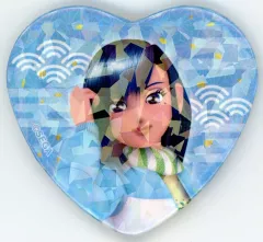 【中古】バッジ・ピンズ ベリー(ブルー) 「オシャレ魔女 ラブ and ベリー in 花やしきステージ ハート型ホロ缶バッジ」