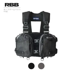 RBB サーフサポーター　ブラック　エアーライフポーチ RBB サーフサポーターⅡ - RIVALLEY FISHING GEARRIVALLEY