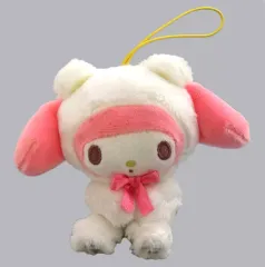 【中古】キーホルダー マイメロディ ホワイトベアおすわりマスコット 「サンリオキャラクターズ」