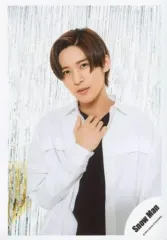 【中古】生写真(ジャニーズ) Snow Man/目黒蓮/上半身・トレカサイズ/Greeting mini Photo Collection(クリスマス2019Ver.)/公式生写真