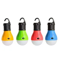 LED ランタン キャンプライト 高輝度 電球型 吊り下げ使用可能 ポータブル 小型 キャンプ ランプ アウトドア 登山 夜釣り 防災 野外作業 災害対策 停電 緊急 非常用 ledランタン 4個セッ