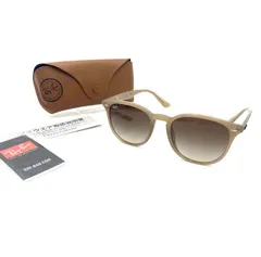 Ray-Ban レイバン　サングラス　アイウェア　ウェリントン　ベージュ　系 プラスチック　イタリア製　53□20