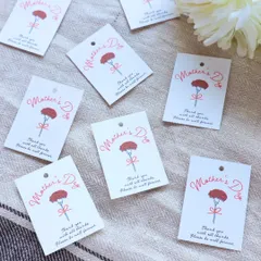 母の日メッセージタグ