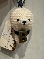 🐶ビション　フリーぜ　Bichon Frise　あみぐるみ　キーホルダー🐶ハンドメイド