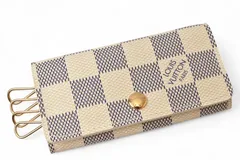 ルイヴィトン 未使用 キーケース LOUIS VUITTON 4連キーケース/ミュルティクレ4 ダミエ・アズール N60386【中古】