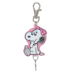 【メール便】スヌーピー キーリング ラバーリールキーホルダー ベル ピーナッツ エスケイジャパン 鍵ホルダー キャラクター グッズ 