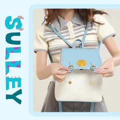 【公式・送料無料・新品限定】ディズニー サリー リュック レディース ミニバックパック 通学 かわいい 大容量 PUレザー バッグ