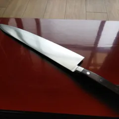 城山刃物製作所(新品)尺　牛刀　2N(錆びます)よく切れます　鞘無しのサムネイル
