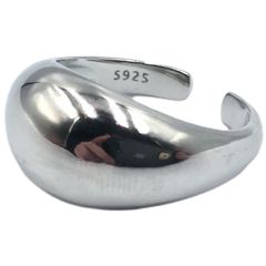 シルバーアクセサリー デザインリング カレッジリング シルバー925 18A
