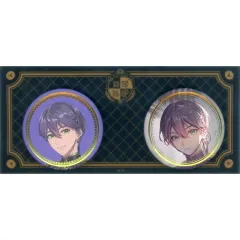 【中古】バッジ・ビンズ 剣持刀也 箔押し缶バッジセット 「バーチャルYouTuber にじさんじ ROF-MAO トランプモチーフグッズ」