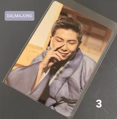 BTS ミニフォト DALMAJUNG RM ナムジュン ダルマジュン №3