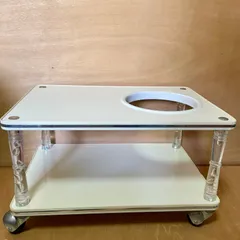 樺細工　キャスター付きポットワゴン　茶道具　飾り棚　ラック　桜　伝統工芸　レトロ 秋田の伝統工芸品「樺細工」製,春秋卓上ラック。桜皮細工,ネット