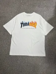 23aw THRASHER(スラッシャー) 後ろ フレイム 半袖