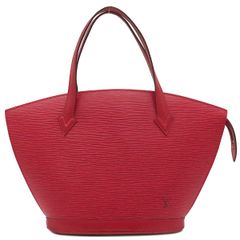 ルイヴィトン LOUIS VUITTON ハンドバッグ サンジャック エピレザー カスティリアンレッド ゴールド金具 赤  M52267【中古】