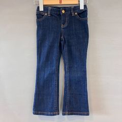 Ralph Lauren ラルフローレン フレアデニムパンツ ブーツカット 濃紺 インディゴブルー キッズ ジュニア 100cm