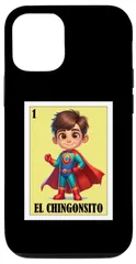 【迅速発送】iPhone 12/12 Pro Funny Mexican Design for Kids - El Chingonsito スマホケース