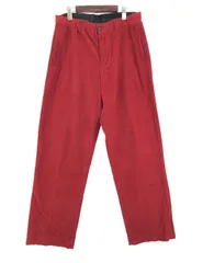 MAISON MARGIELA 22AW コーデュロイテーパードパンツ 46 レッドのサムネイル