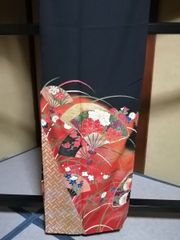 No.121 化繊 留袖 五ッ紋・五三の桐 比翼付き