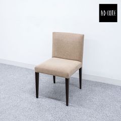 【展示品】AD CORE エーディコア MD-201 ダイニング アームレス チェア ファブリック ベージュ 定価7万【1】