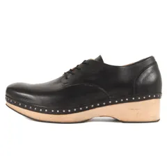 Maison Martin Margiela メゾンマルタンマルジェラ サイズ:42 1/2 ウエッジ ウッド ソール レザー シューズ S57WQ0051 SX8962 革靴 外羽根 REPLICA ブラック 黒 イタリア製 ブランド 靴のサムネイル