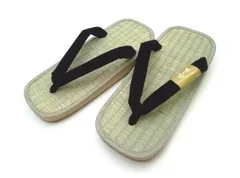 【数量限定】男 メンズ 男性 いぐさ 紳士 スポンジ底（普段履きや浴衣に！） 履き物 雪駄 履物 表 下駄 たたみ サンダル 【日本製】　紳士用 着物 浅草きもの市 ゆかた