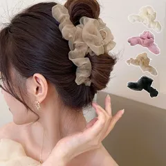 ヘアクリップ フリル バンスクリップ