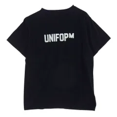 uniform experiment ユニフォームエクスペリメント UE-167083 フロントロゴ プリント ポケット 半袖 Tシャツ  ブラック系 1【中古】