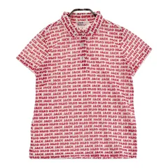 サイズ：1 JACK BUNNY ジャックバニー  半袖ポロシャツ 総柄 レッド系 [240101503605] ゴルフウェア レディース ストスト