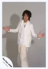 【中古】生写真(ジャニーズ) Hey! Say! JUMP/八乙女光/全身(足見切れ)・ネックレス・両手パー・背景グレー/公式生写真