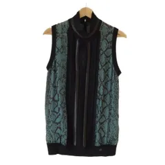 64166 RobertoCavalli／ロベルトカヴァリシルク混プリントニット