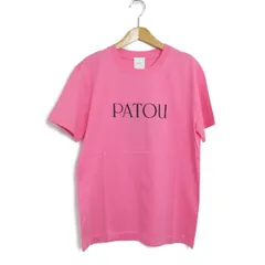 PATOU パトゥ ロゴ ホワイト半袖Tシャツ S