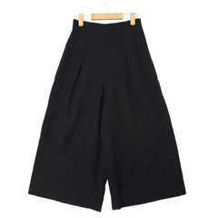 BEAUTY&YOUTH ユナイテッドアローズ 秋冬 ウール★ ワイド ガウチョ パンツ Sz.M レディース 紺