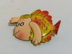 バッジ❤️初代泳げたいやきくん バッジ❤️初代泳げたいやきくん