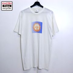 90s USA製 vintage 太陽プリント 半袖Ｔシャツ メンズ 表記XLサイズ