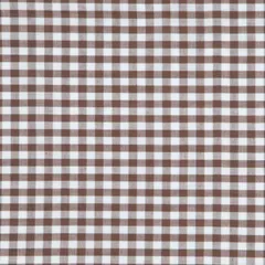 【特価】KIYOHARA ギンガムチェック6ｍｍ 生地 約110cm巾×1mカット Col.BR ブラウン G1002-1