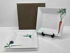 Noritake 京香旬彩 人参デザイン 角皿 マグ 計4点セット - メルカリ